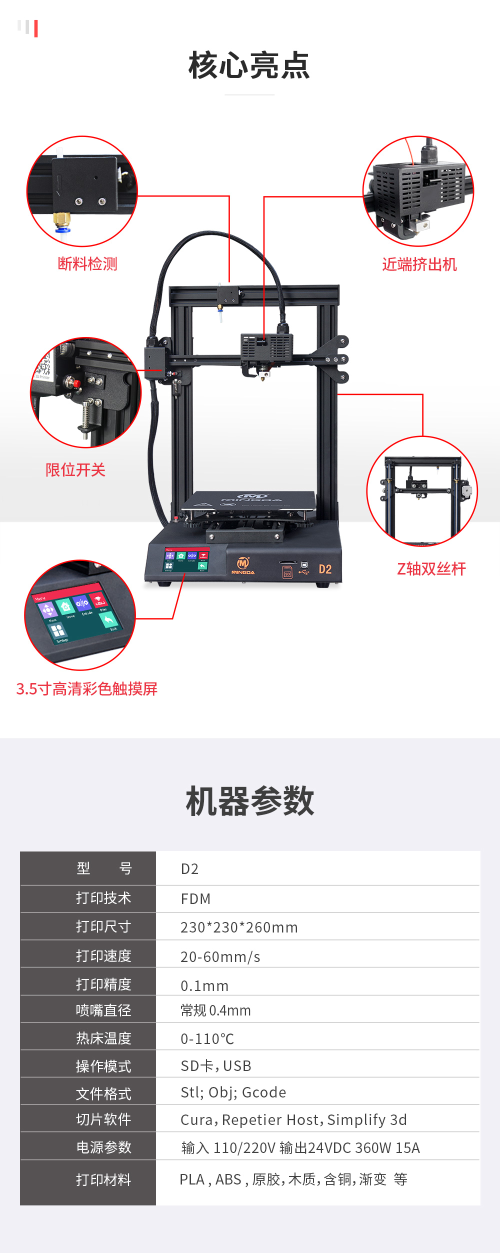 新品重磅上市| D2 性比價(jià)最高的3D打印機(jī)(圖3)